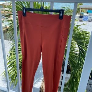 Orange lululemon pants